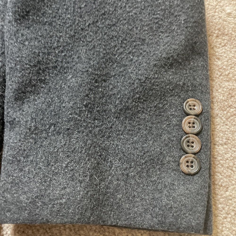 Cashmere Mans Gray Jacket 46R Business Work Blazer Joseph & Lyman Bloomingdale’s - Picture 6 of 16